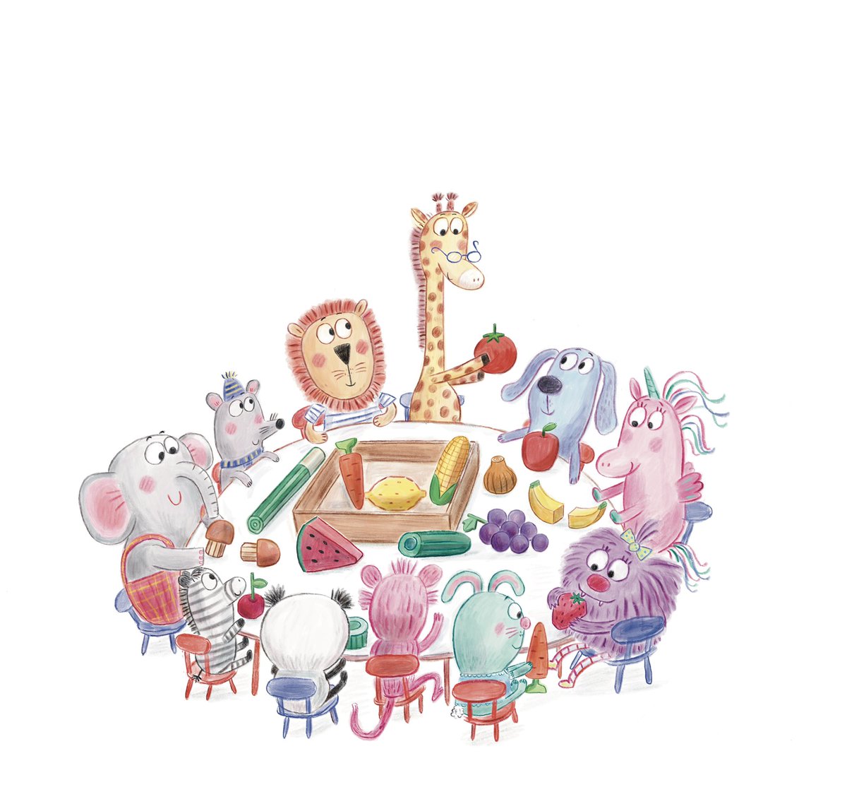 joolsbentley's tweet photo. I had the absolute pleasure of illustrating this sweet and funny back to school story written by #sophiemoronval for #histoirespourleapetits @MilanJeunesse ✏️🤓 https://t.co/oTCRBlmS2w