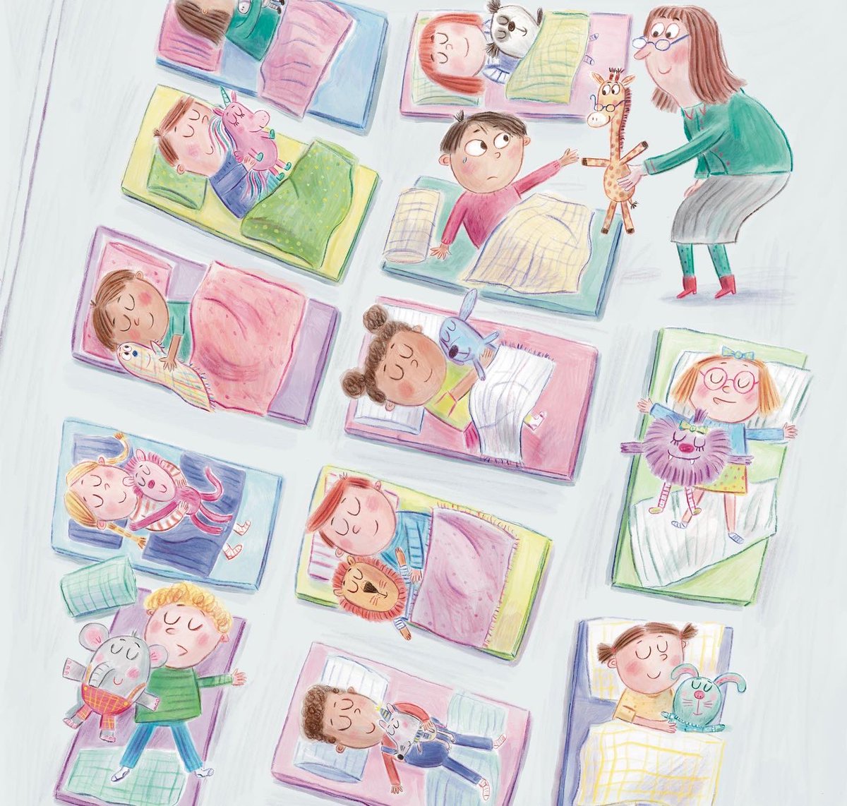 joolsbentley's tweet photo. I had the absolute pleasure of illustrating this sweet and funny back to school story written by #sophiemoronval for #histoirespourleapetits @MilanJeunesse ✏️🤓 https://t.co/oTCRBlmS2w