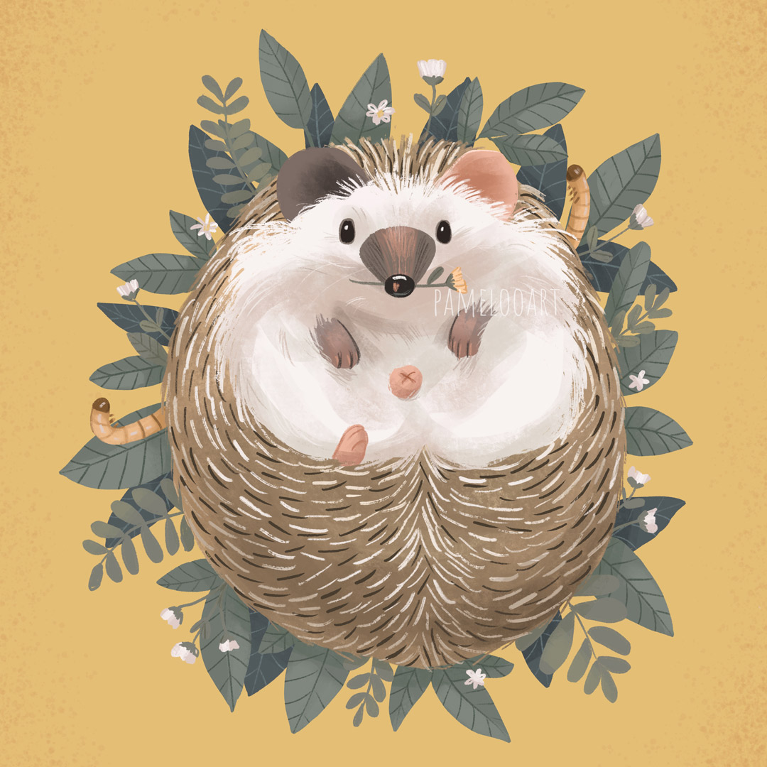 PamelooArt's tweet photo. Hog commission from awhile back 🥰

#hedgehog #ArtistOnTwitter #artist #kidlitart #drawings #drawing #illustration https://t.co/W1vfJOUwoc