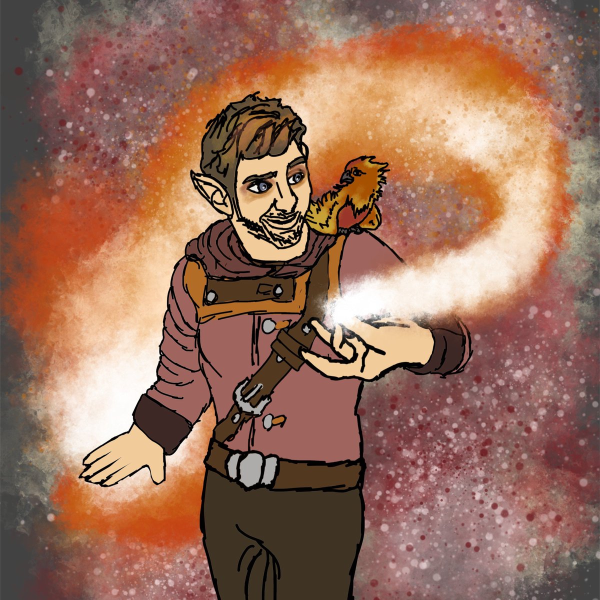KoposArt's tweet photo. Jasper and Kia - Check Replies for their Story

#DnD #DnDcharacter #dnd5e #warlock #Phoenix #sketch #art #artist #artistsontwitter #Magic #spellcasting #spells #firespell #backstory #halfelf https://t.co/uFNL5VOrdV