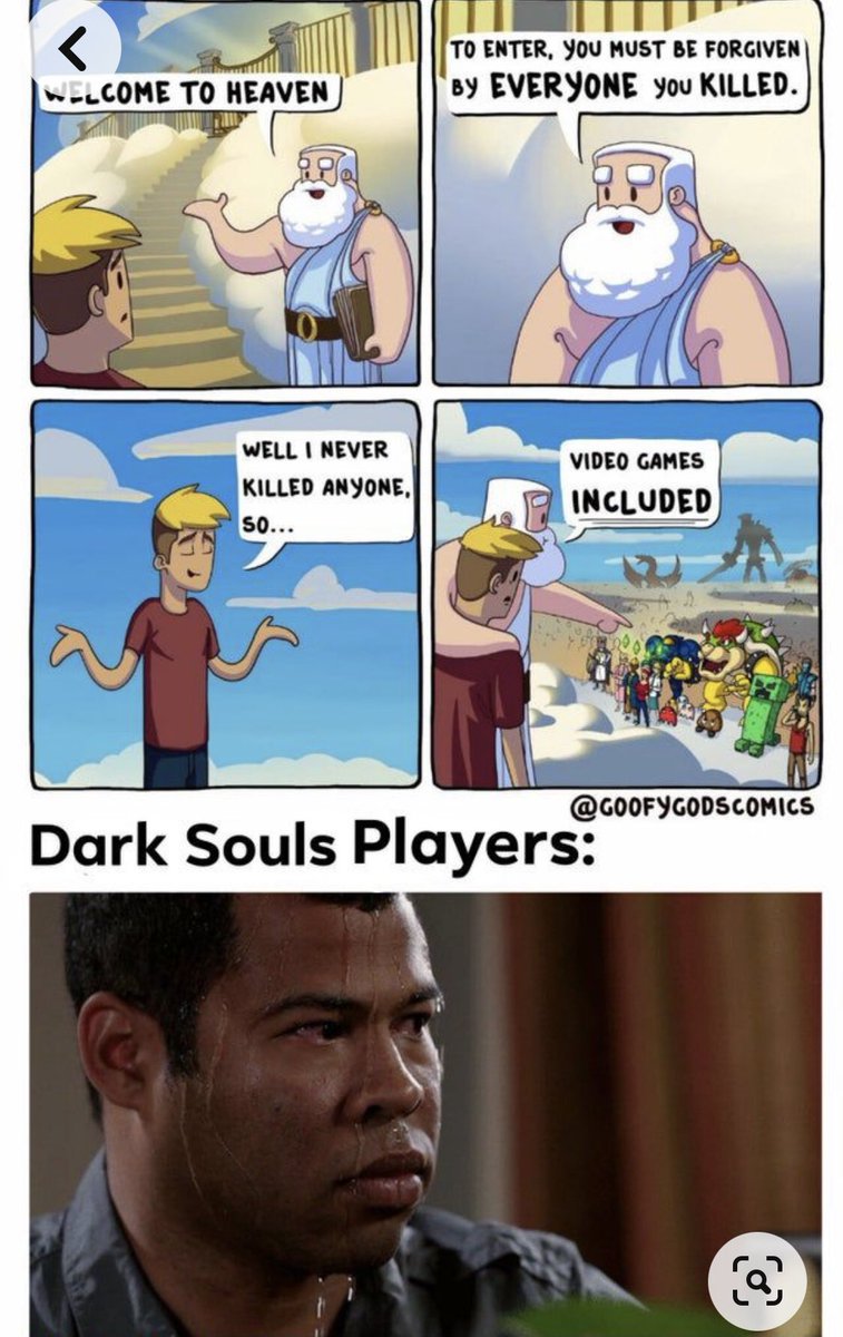 Would you be getting into heaven?

#gaming #DarkSouls #ELDENRING #Villain #gamingcommunity #Share #GamingNews #MEMES