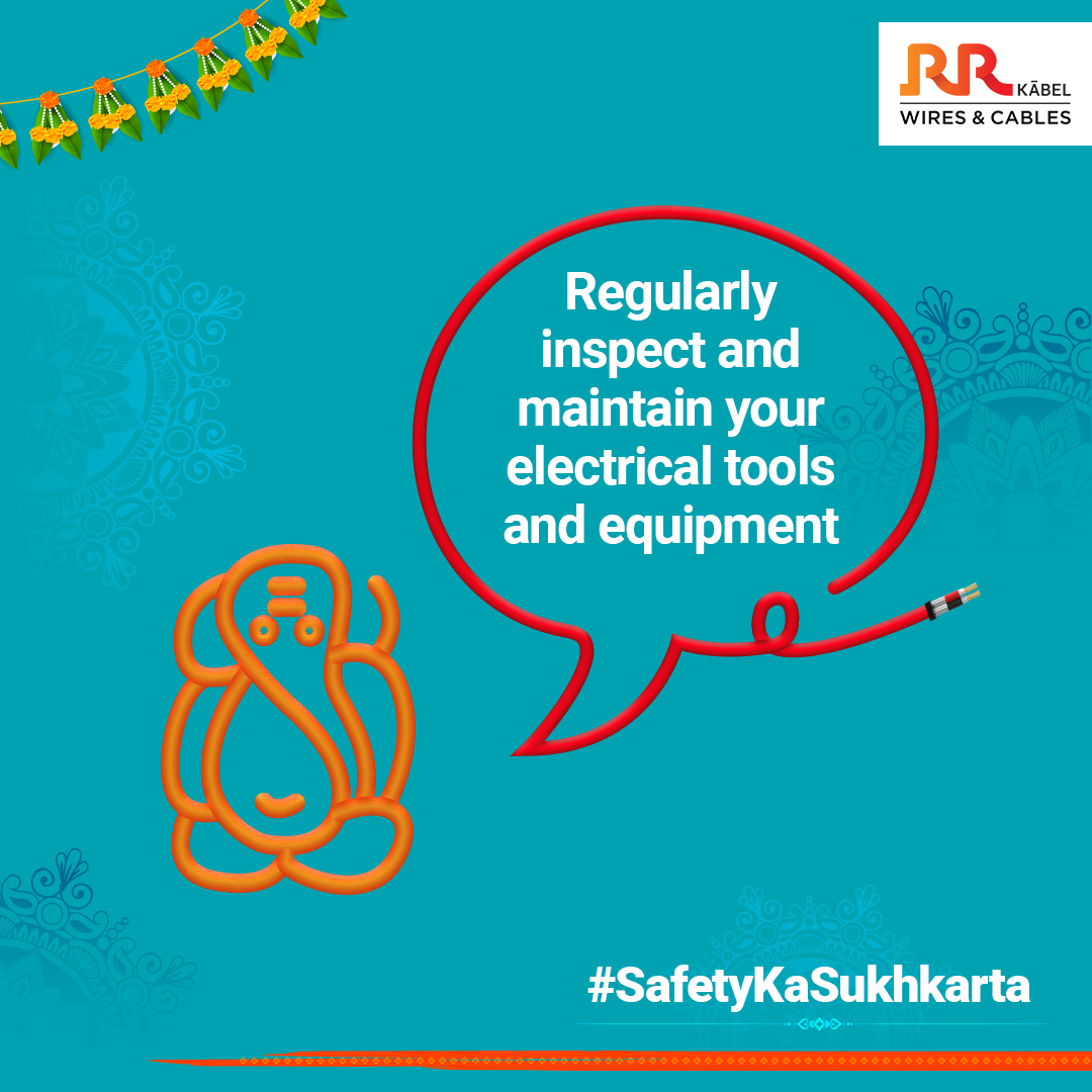 _RRKabel's tweet photo. Sukhkarta knows it and you should too. Because checking on safe wiring at home is always a good beginning. So, this #GaneshChaturthi, let’s listen to him and continue our celebrations with safety at home in mind.
#SafetyKaSukhkarta #RRKabel #Safety #GoodBeginning #Blessings https://t.co/iEzhcNkkvX