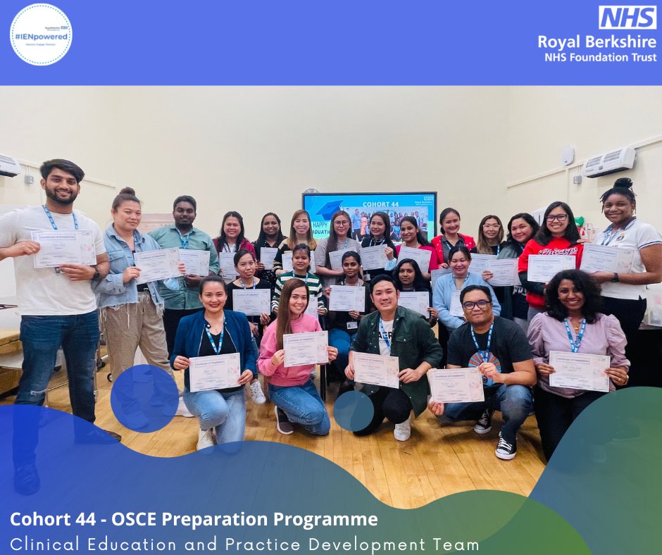 PracDevRBH's tweet photo. We wish our Cohort 44 all the best in their OSCE as they have now finished the OSCE preparation programme! Good luck! ❤️ - @KelvinGeraldDG @cocotadtad @JaamieMaarie 

#IENpowered https://t.co/b88UEjgtcZ