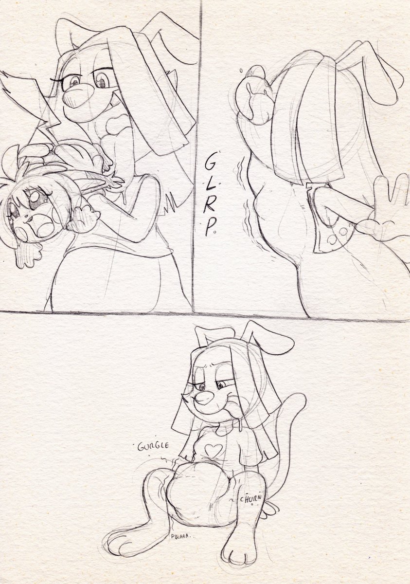 Sparkygiantpika's tweet photo. Drawn for @Katojana at EF 2022. This is one of her characters, Continuity Error, a toon who can't seem to keep the same shirt for two scenes in a row :3 https://t.co/TnC92Cw2lR