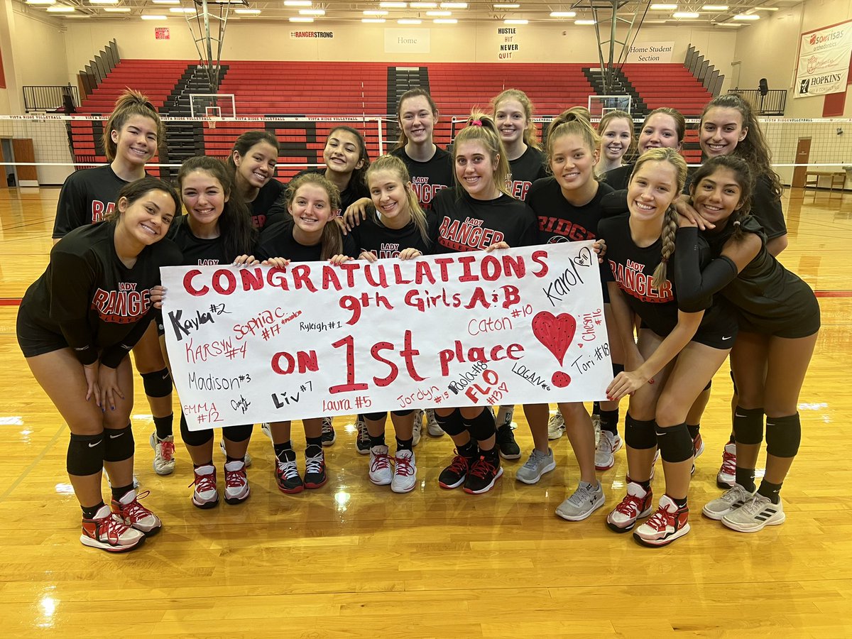 VistaRidgeVball's tweet photo. We are SO Proud of our freshman sisters!! https://t.co/gsTB2FMobp
