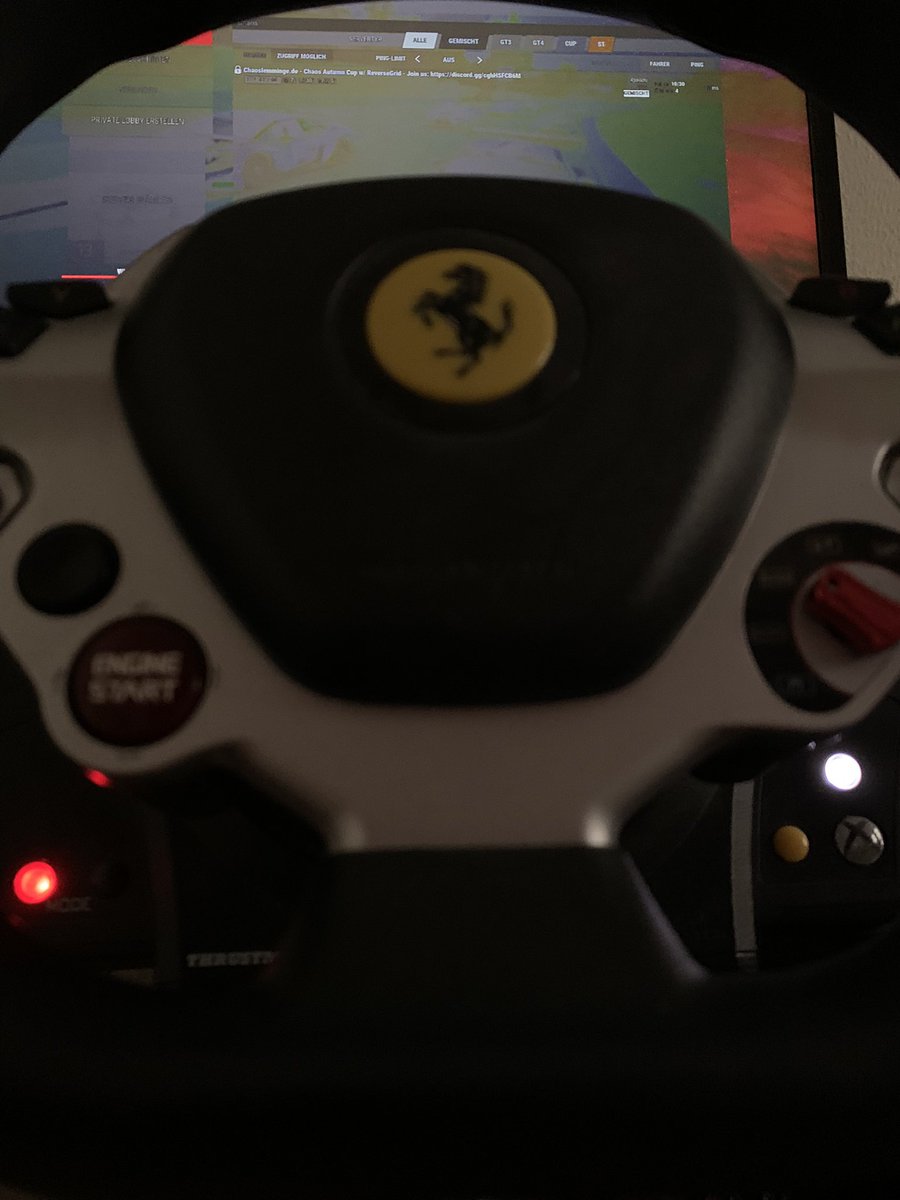 RACEDAY
Die neue Saison startet heute auf der Xbox Series Version
Schaltet 20 Uhr ein auf Twitch

chaoslemminge.de

#beACC #XboxSeriesX #XboxSeriesS #Xbox #Simracing #thrustmaster #esports