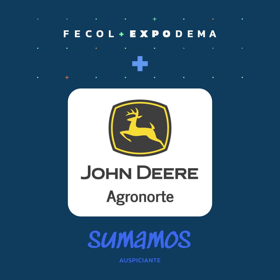 FECOLEXPODEMA's tweet photo. ➕ Sumamos!✍

Bienvenido Agronorte - John Deere

✔️ Concesionario oficial John Deere desde 1973, brinda soluciones agrícolas mediante productos y servicio a aquellos que cultivan y cosechan la tierra. Aquellos que transforman y enriquecen la tierra.

#expo
#FECOL+ #EXPODEMA2022 https://t.co/mCEneC4nMk