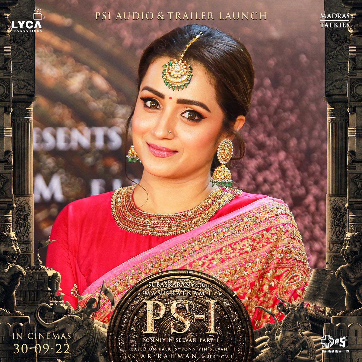 timepasspage's tweet photo. Queen @trishtrashers didn't go other movie shoot Inbetween.
Her dedication 👏 🙌 😍 ❤️
#Trisha #TrishaKrishnan #PonniyinSelvan #PS1Trailer #Ps1audio #PS1fromSEP30 🥰 #CholasAreComing #ManiRatnam https://t.co/pqNeUPdYua