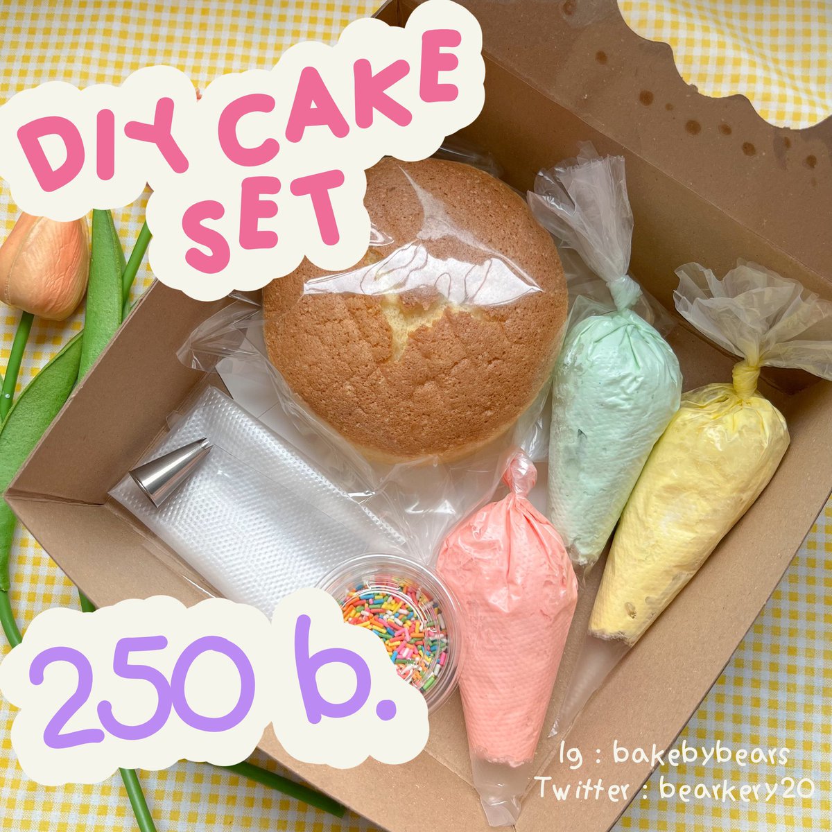 renereneee20's tweet photo. New❗️
Diy cake set ละ 250฿ เท่านั้นค่า ใครอยากทำเค้กน่ารักๆเองสามารถซื้อได้เลยสะดวกสบายมากๆในsetมีให้ครบเบยค่า #diycake #เค้กสไตล์เกาหลี #เค้กมินิมอล #เค้กวันเกิด #ด้วยรักและหักหลังEP12 #GMMTVSafeHouseSS4D2 #นุนิวไม่ดื้อ https://t.co/nPQ2gu2ew1