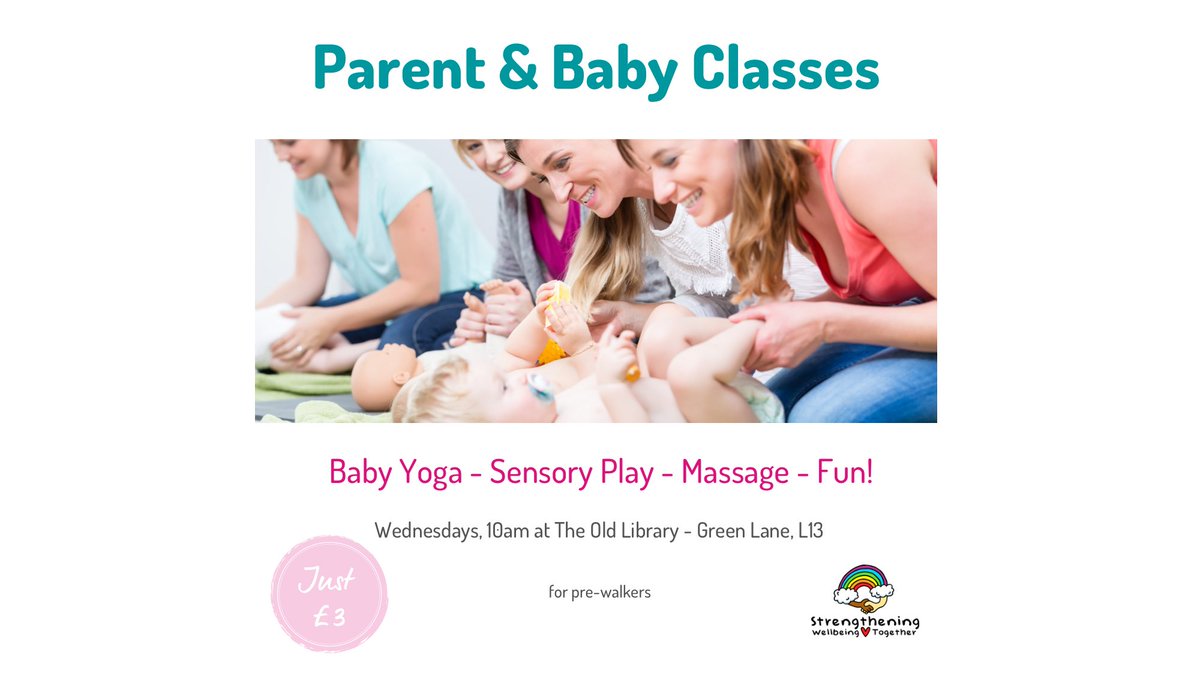 Look what’s coming back! 👀 Our popular Parent &amp; Baby classes at <a href="/ListerStepsTOL/">Lister Steps at The Old Library</a> - Join us with your little ones to enjoy baby yoga, massage, sensory play, music, rhyme, baby calming techniques &amp; more! Just £3. Booking here: Bookwhen.com/strengtheningw…