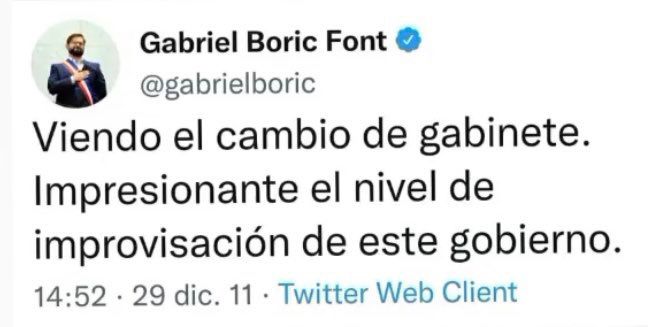 Tweets que envejecen mal...