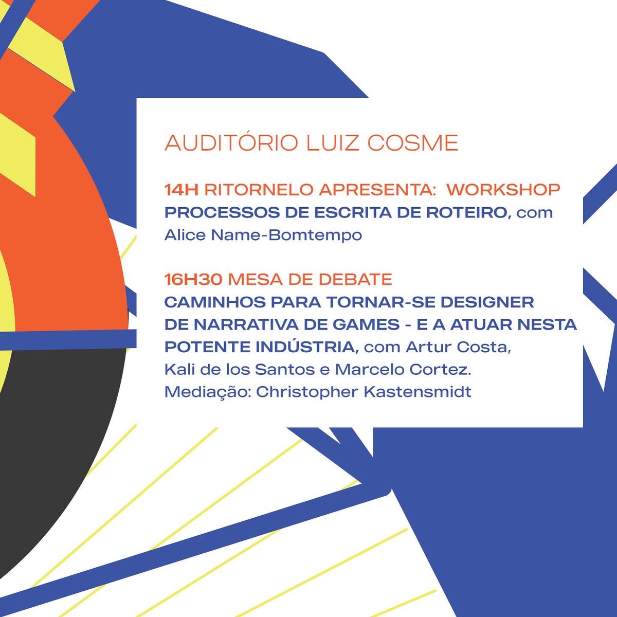 frapa_festival's tweet photo. Confira a programação de abertura do FRAPA 2022. Esse ano marcamos nossa décima edição trazendo o universo do roteirista como personagem principal.
FRAPA 2022
06 a 09 de setembro
📍Casa de Cultura Mario Quintana - POA
#frapa2022 #vemprofrapa https://t.co/b6u5EmPvVN