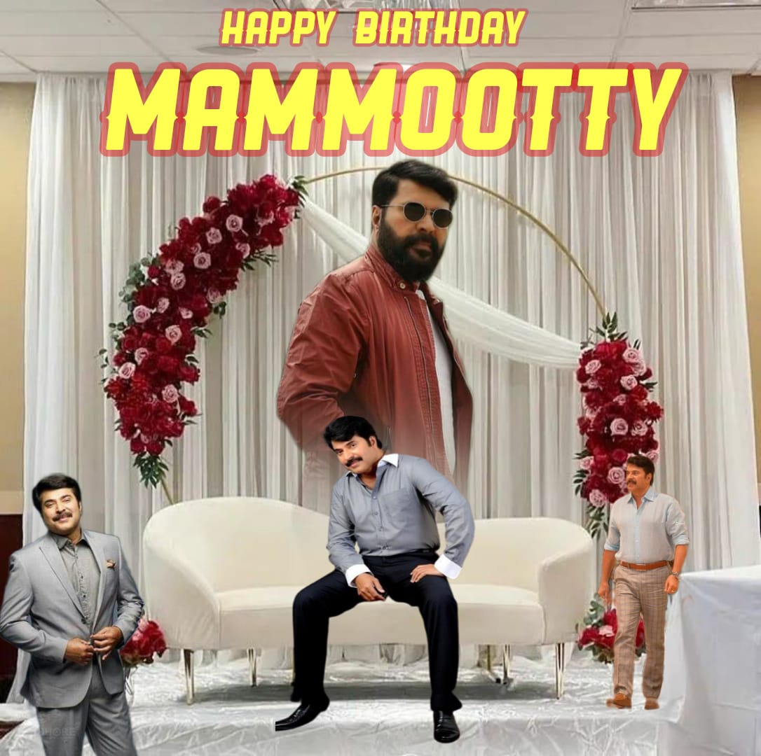 Vasanth41188603's tweet photo. Happy birthday mammootty
#hbdmammootty
#mammootty
#happybirthdaymammootty
#Vasanthakumarraman
#Parvathyvasanthakumar https://t.co/EE0X2T13ws