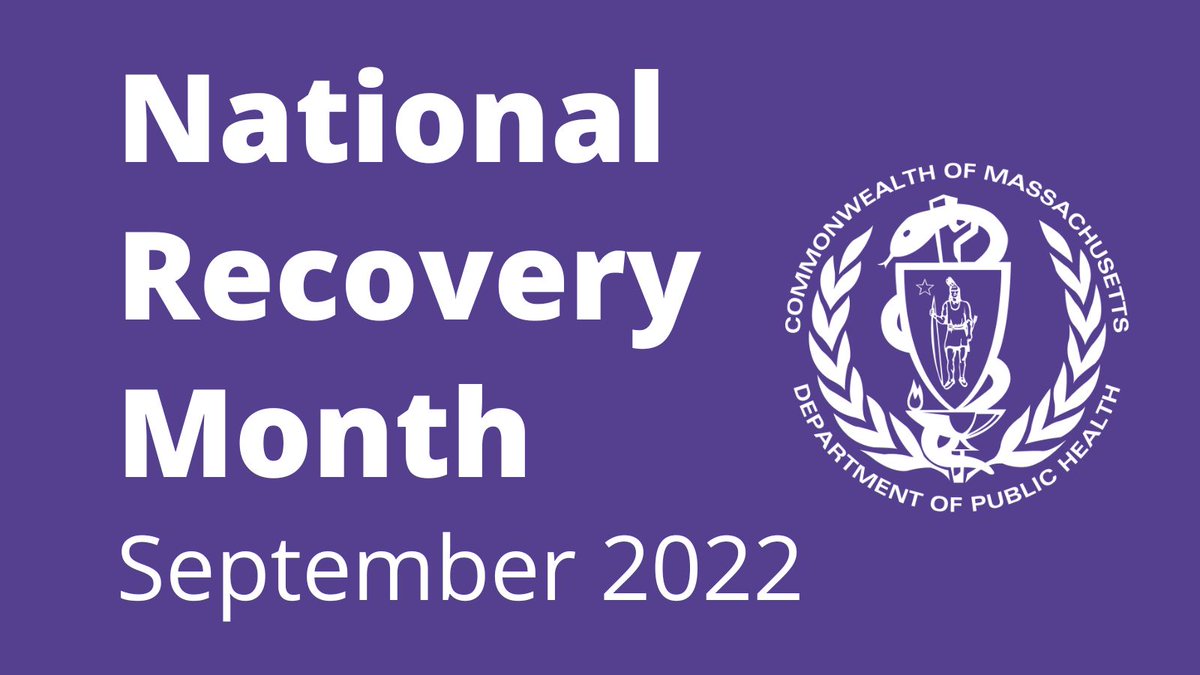 September is #RecoveryMonth. Learn about the many ways that our Bureau of Substance Addiction Services works to advance #recovery for individuals and communities throughout MA: mass.gov/orgs/bureau-of…