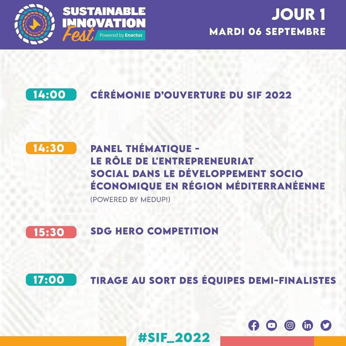 enactusmorocco's tweet photo. Un lancement avec des mots d’encouragements par nos partenaires et amis du #SIF_2022. Avec la participa de Mme. Nada Diouri
Mme. Laila Abouhalim
Mme. Siham Meftahu
M. Yassine Maghnouch
M. Ismail Iftissen
Et Animé par :@AdnaneA @UNIONEUROPEA
@UfMSecretariat
#MedUp #Oxfam_au_Maroc https://t.co/ucNesXRnjI