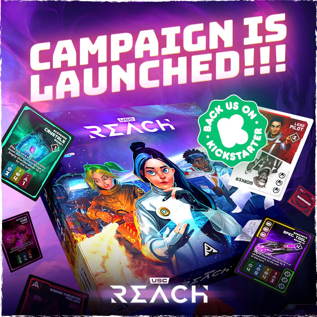 ArvisOfficial's tweet photo. 10… 9… 8… 7… 6… 5… 4… 3… 2… 1… 0… 🚀
We have a lift-off! 🚀
Reach Mission Started… The Future of Humanity Is In Your Hands… Good luck Commanders!

UCS: Reach now available on Kickstarter! Back us now from the link below.

https://t.co/eaqwImeN4I https://t.co/sSxQaNt8en