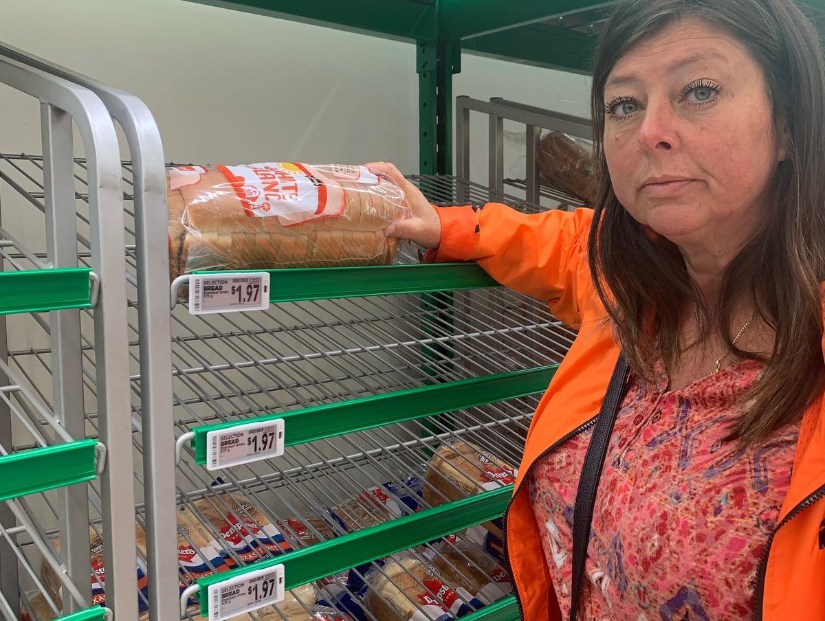 MTaylorNDP's tweet photo. After just one grocery shop yesterday, I have $35.99 left of the approximated grocery budget of $95.21. The daunting walk and shop included finding the last loaf of “affordable” bread and empty sale shelves forcing me to spend more or go without.
These rates are too low. https://t.co/MGDiYBxHD9