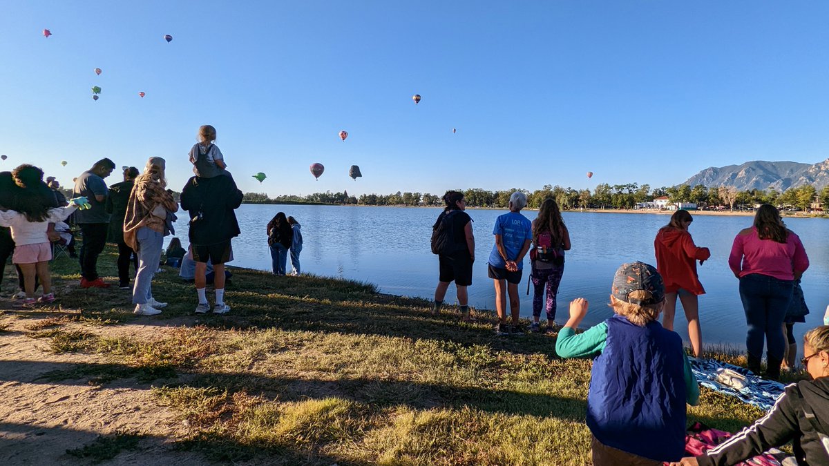After watching from our front window for the past 2 years, went down to Memorial Park for the proper Labor Day Lift Off 2022 experience.