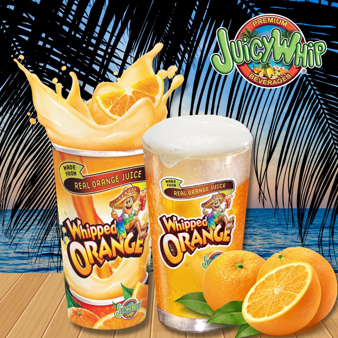 JuicyWhip's tweet photo. Whipped Orange - bursting with flavorful blends of juicy Valencia oranges🍊🍊🍊

#JuicyWhip #LaVerne #HispanicBeverages #HispanicDrinks #FruitDrinks #Horchata #RicaHorchata #AguasFrescas #Jamaica #Tamarindo #JuicyWhipBeverages #BeverageDistributor https://t.co/cfmfV8oKng