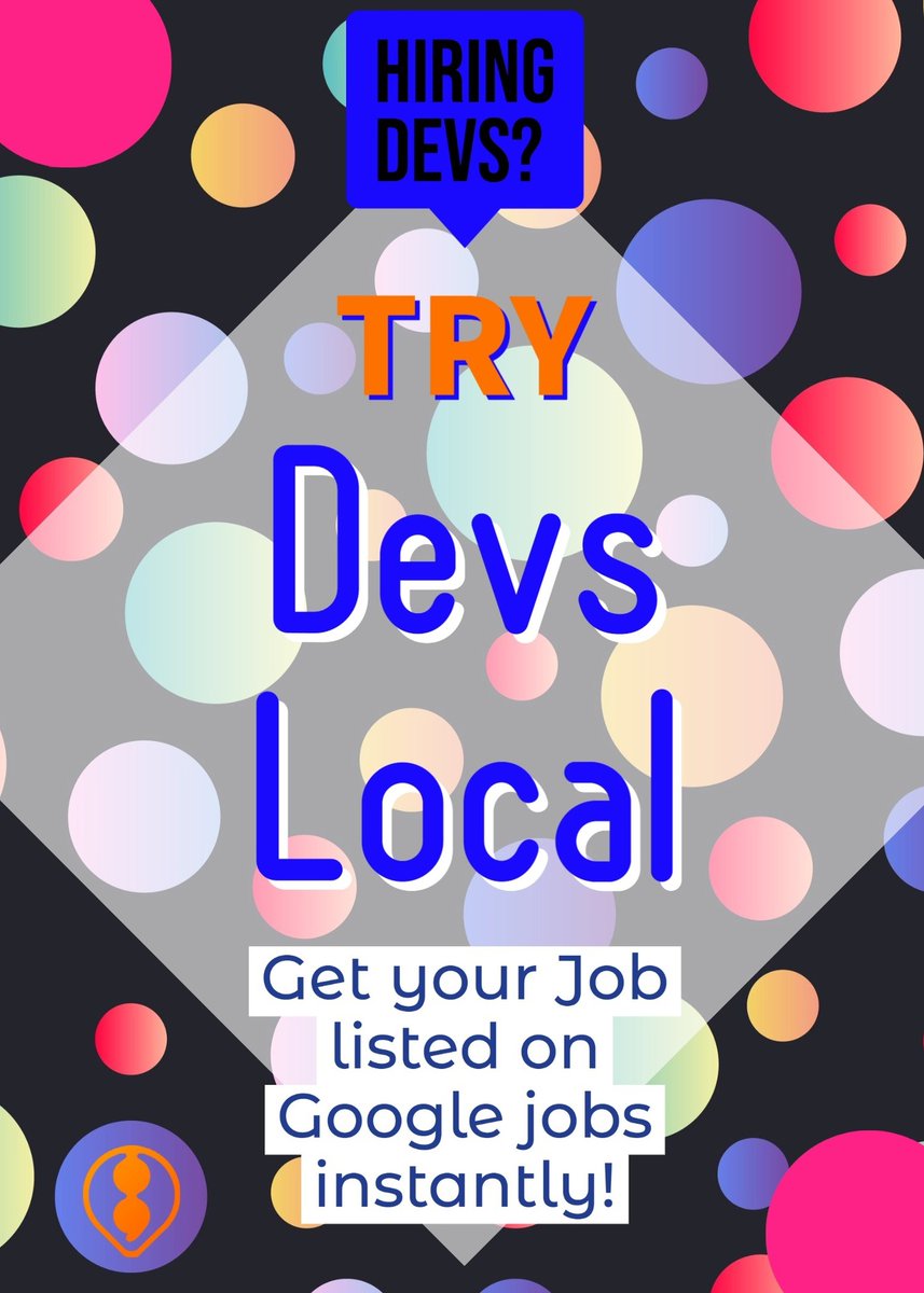 devs_local's tweet image. We recently added Google&apos;s Indexing API to our jobs; jobs now get instantly indexed. Do you need to hire developers? Join DevsLocal to post your free tech job to our directory and Googles jobs directory.

#freelancerjobs #techjobs #hiredevs #hiringdevs
