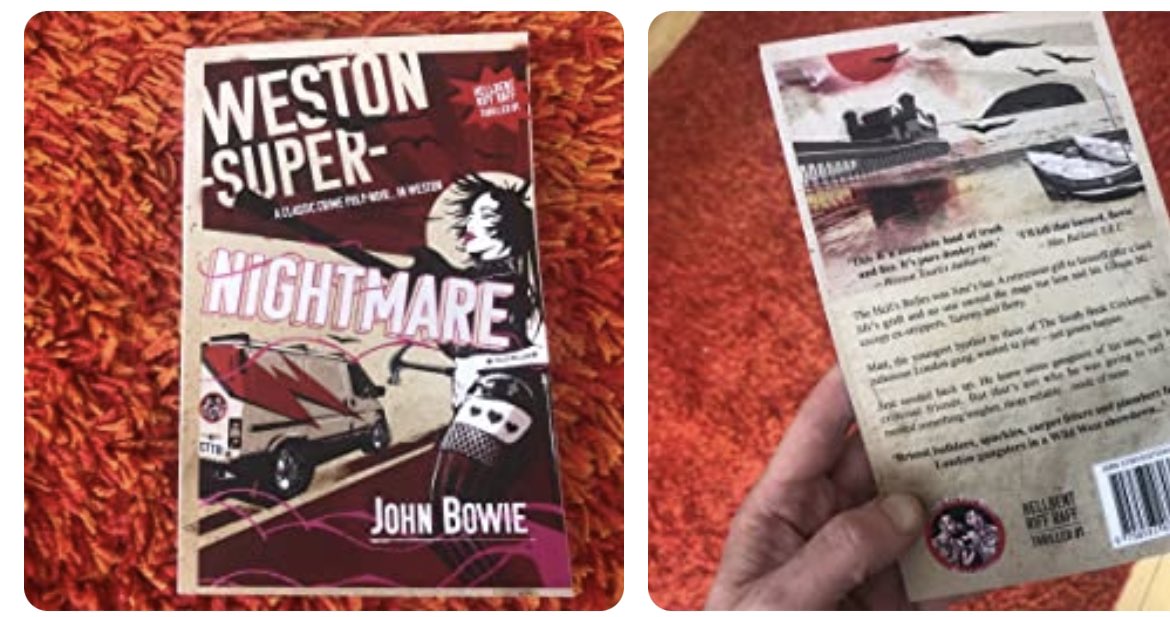 johnbowie's tweet photo. #rereadingmyown #forgottengem @ScatterOfAshes #purepulp #pulpfiction #bristol #weston https://t.co/Lt8yLqZ8hv