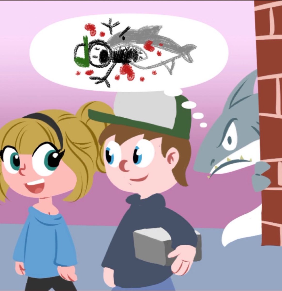MBFIAS's tweet photo. 🎂HAPPY BIRTHDAY FIN🎉
My Boyfriend is a Shark
New episode now
“A Fin out of Water”
.
Design @se_ransdell
Art @atlastalos
.
#MBIAS #webtoon #cartoon #cartoonart #girl #shark #relationshipfunny #GirlandShark #cartoonShark #sharkComedy #bfShark #sharkboyfriend #birthdaysurprise https://t.co/U4e2Iq21cu
