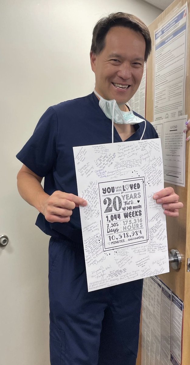 PedsOrthoCenter's tweet photo. Today we celebrate Dr. David Lin’s 20th anniversary at The Pediatric Orthopedic Center! We are so proud to call such a dedicated, talented, compassionate, and hard working doctor our own! Happy Anniversary Dr. Lin, here’s to many more. https://t.co/oTjMCp1PUz