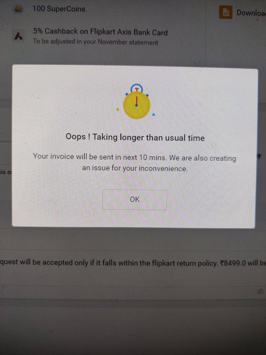 being3f's tweet photo. @flipkartsupport Such a waste, you r intentionally not able to let customers download order Id on the 1st day or order delivered,how can we be able to provide you an order. 
If it's a tactic to train your agents to solve customer invoices issues and give such cases to them, then hats off 😂😂😂 https://t.co/TH1u6Jtc3y