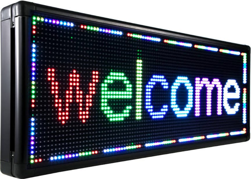 Anyone got recommendations for led signs (like the ones found in shop windows) that can be programmed over USB without some proprietary windows software?