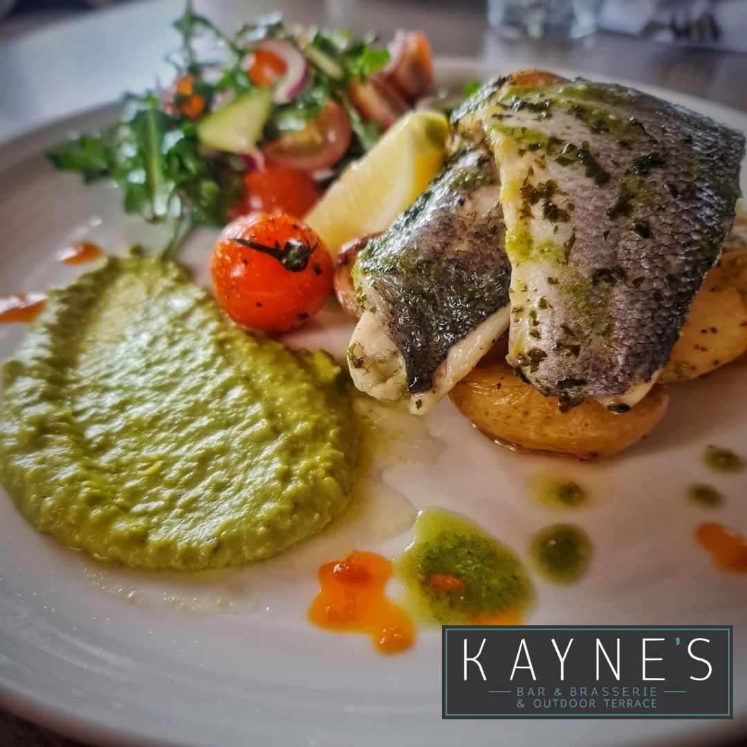 kayneskillarney's tweet photo. Seriously tasty specials tonight at Kayne's including this Grilled Fillet of Seabass, Roast Baby Potatoes, Pea Puree, Dressed House Salad, Basil Pesto.
Walk-ins welcome.
#kaynes #tuesdays #specials #tasty #tempting #supportlocal #killarney #kerry #seriouslygoodfood https://t.co/rt5MG4aBH6