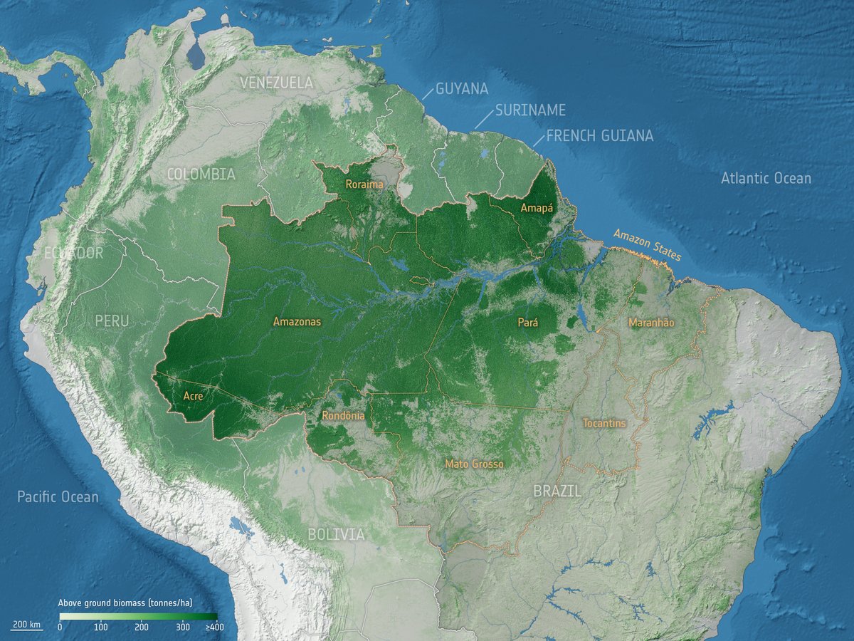 ESA Earth Observation (@esa_eo) on Twitter photo According to a recent study using <a href="/esa/">European Space Agency</a> satellite data, scientists learned that forest degradation has become the largest process driving carbon loss in the Brazilian Amazon.
👉Learn more: esa.int/Applications/O…
#AmazonDay According to a recent study using <a href="/esa/">European Space Agency</a> satellite data, scientists learned that forest degradation has become the largest process driving carbon loss in the Brazilian Amazon.
👉Learn more: esa.int/Applications/O…
#AmazonDay