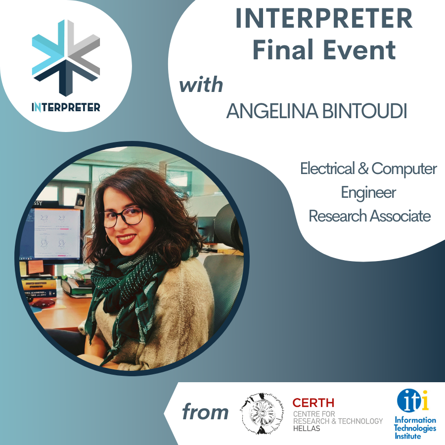 Interpreter2020's tweet image. Meet our speakers👋🏽

🎙️Angelina Bintoudi from @CERTHellas will present the tool @Interpreter2020 developed for predictive maintenance strategies for grid assets!

📩Register here: sustainable-energy-week.ec.europa.eu/sustainable-en…

#InterpreterFinalConference #EUSEW2022
