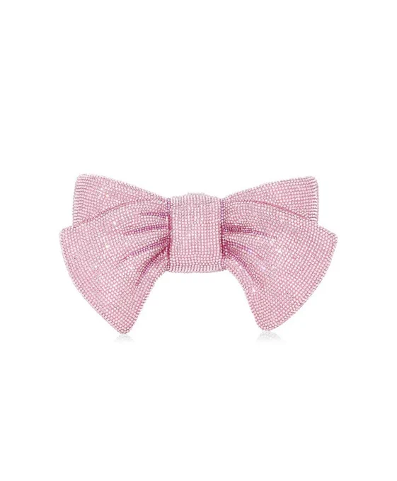 judith leiber bow crystal clutch 