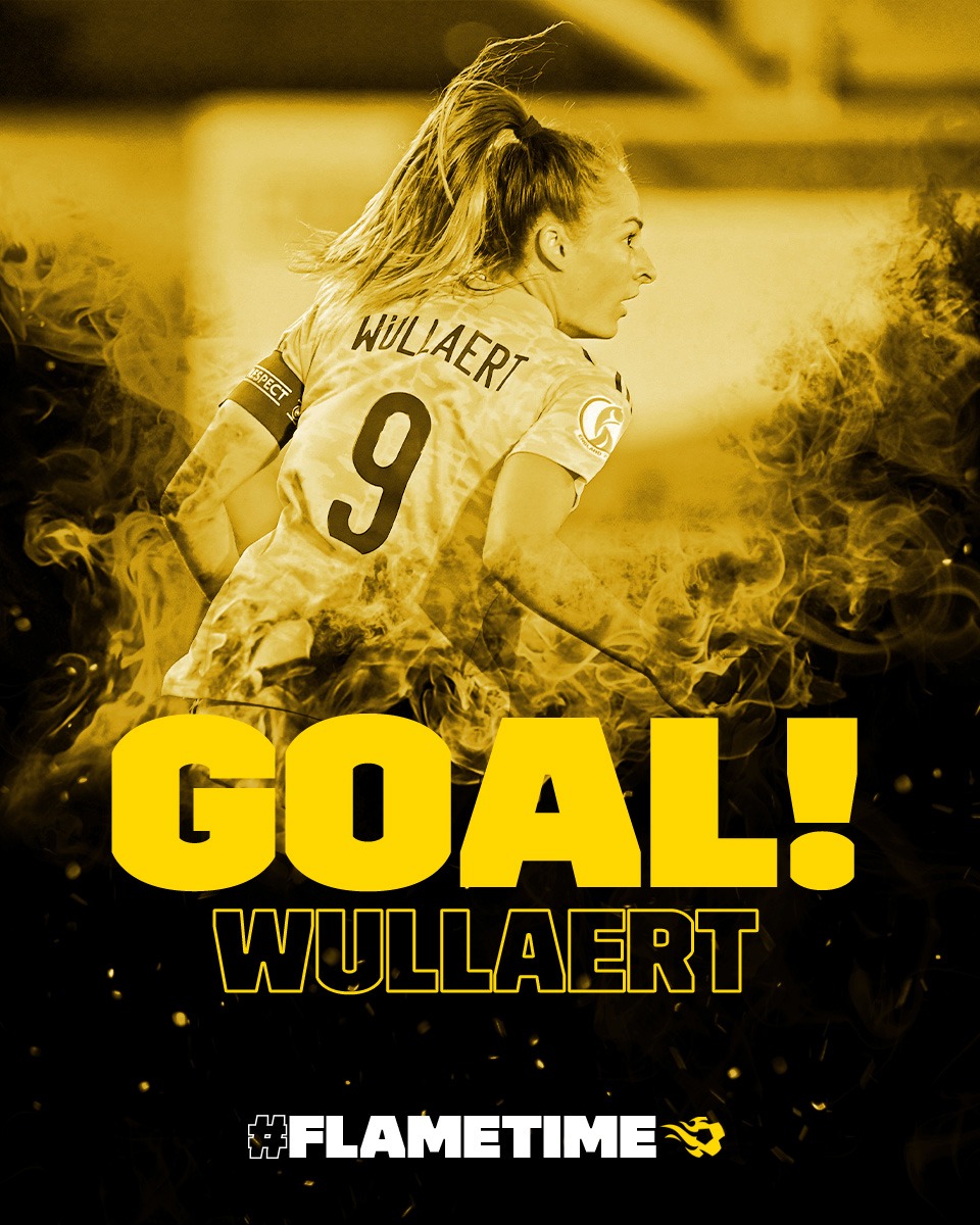 BelRedFlames's tweet photo. @TessaWullaert Our captain scores her first of the night. #ARMBEL #FLAMETIME https://t.co/mhkZHVp5VH