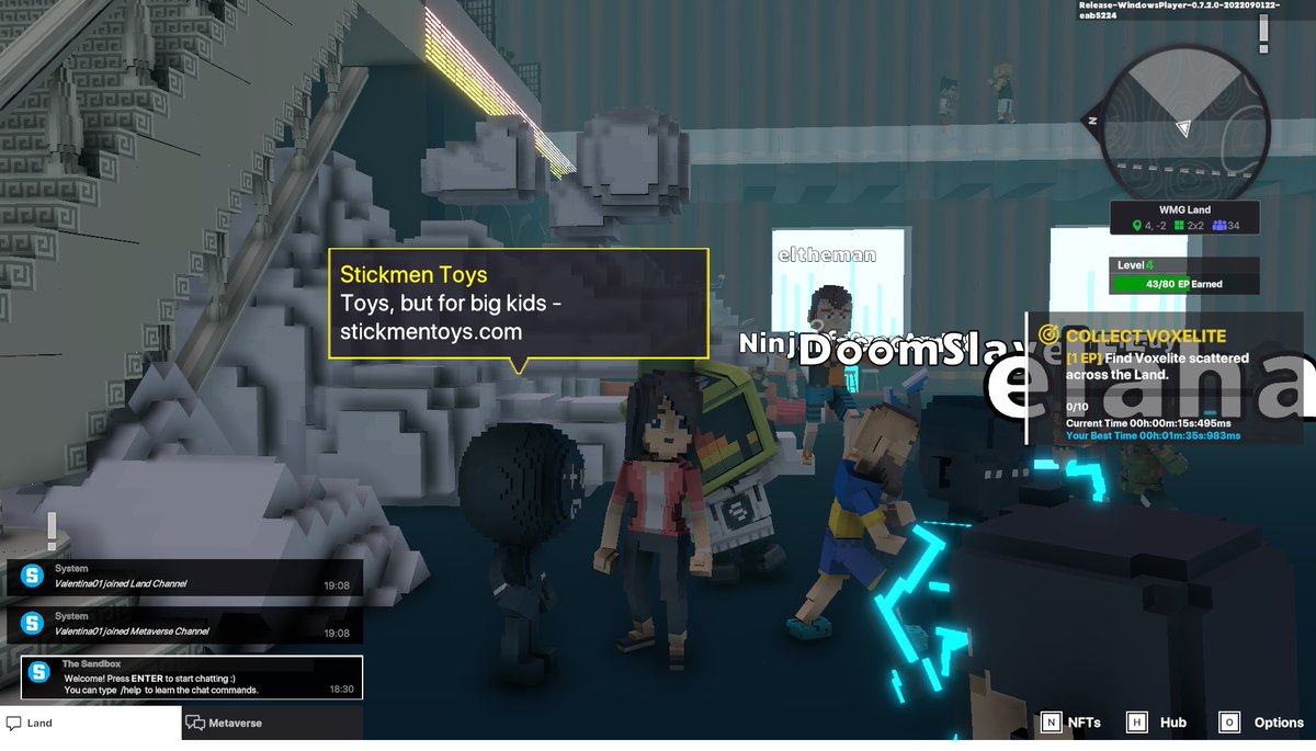 valyaracer's tweet photo. @TheSandboxGame @warnermusic I just participated in the #SandboxAlphaS3Giveaway for a chance to win 500 SAND! Found Spinnin Record’s Rog3r, check out my screenshot below!
👇 https://t.co/VHBaTiZXgz