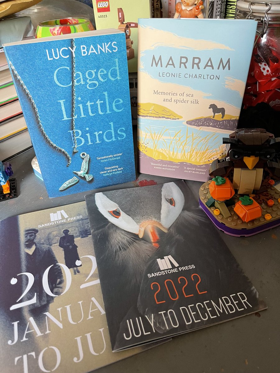 ClareJanetMason's tweet photo. Itβs #NationalReadABookDay & #Standtember where @Squadpod3 is celebrating the wonderful books published by @sandstonepress our book of the month is #CagedLittleBirds @LucyBanksWriter & Iβm also reviewing #Marram #LeonieCharlton Join @Squadpod3 at 7pm for books & cake chatπβ₯οΈπ° https://t.co/NaTYUTwb3a