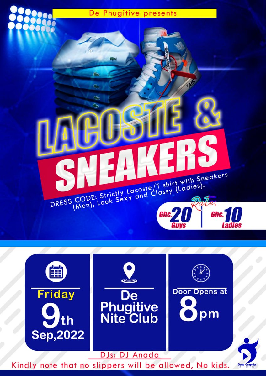 dj_anada's tweet photo. After Exams we moving back to the club so let's drip on #Lacoste &amp; #Sneakers come Friday De Fugitive Night Club as am back fully to make you the heat of my fingers🔥🔥🔥🔥 come let's have fun together 🙌🏻. https://t.co/Ldv9EaUBX2
