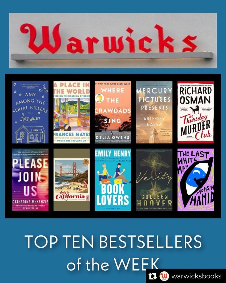 CEMcKenzie1's tweet photo. OMG! PLEASE JOIN US is #6 on @warwicksbooks weekly bestseller list!!! I am so excited!! https://t.co/e0RvP9D9KU