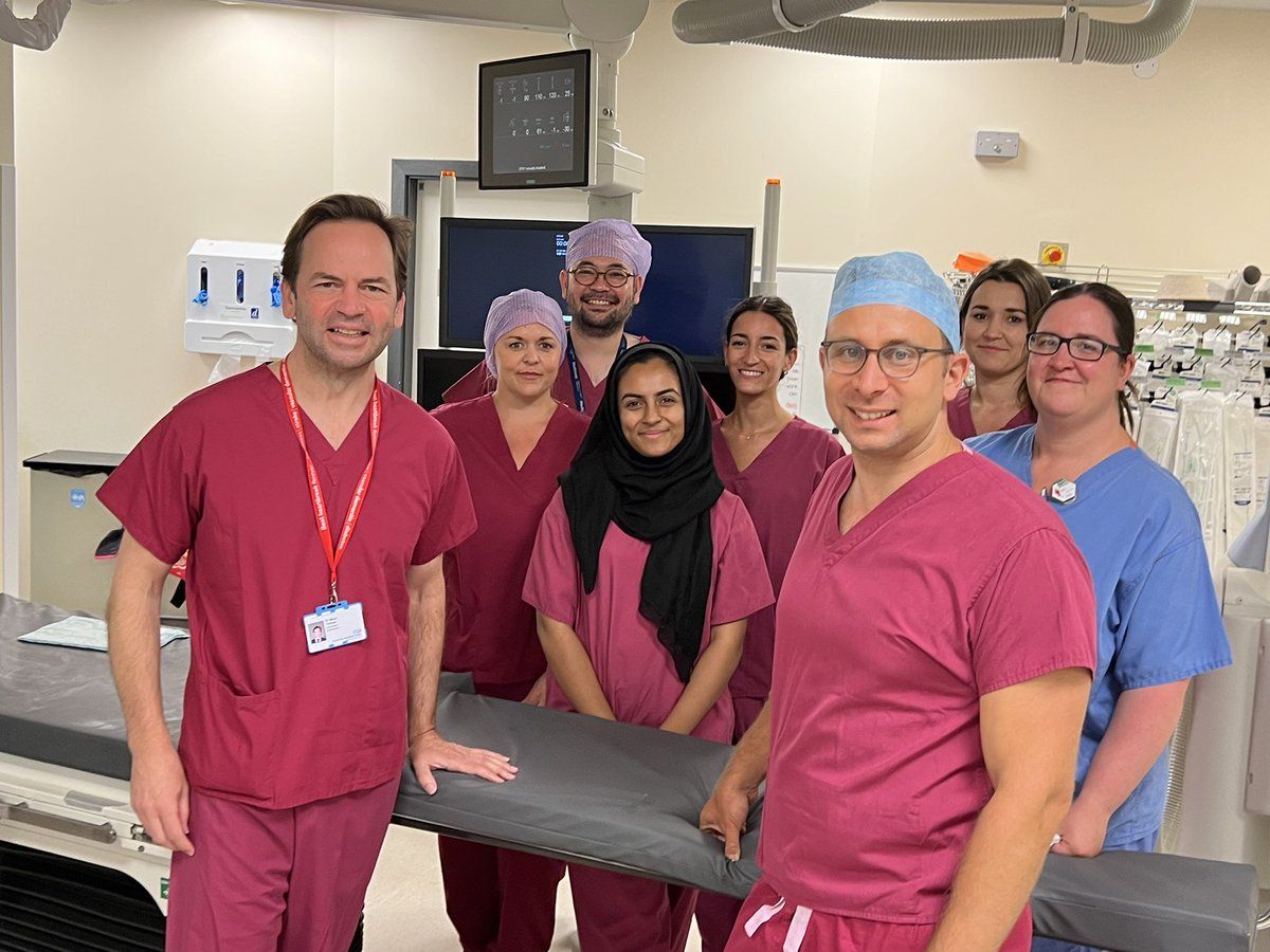 drmarktanner1's tweet photo. 5 years ago @Dr_Keene supported our 1st His Bundle pacing case @SRH. Great to welcome him back to @UHSussex for our 1st Left Bundle Pacing case ahead of @TheBHF #PROTECTHF RCT @ImperialEP @WSHTresearch @ZacharyWhinnett #doriangray https://t.co/qAkOAkKmhC