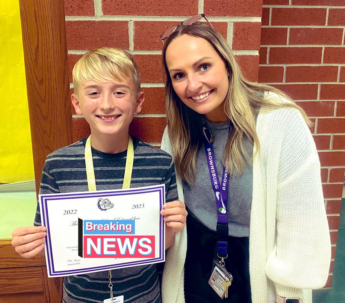 AllThingsBEMS's tweet photo. Team 66 celebrated Troy, Sylas &amp; Antanasia for their August #GoodNewsCallOfTheDay recipients. We are so proud of these young people! https://t.co/Ngrh7KTW5E