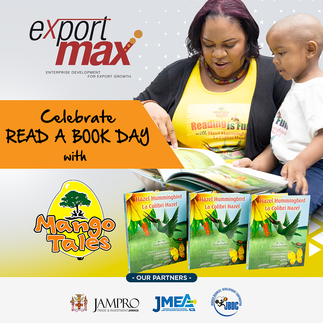 Encourage quiet time with your child today by reading Hazel Hummingbird, published by Mango Tales. Visit mangotales.com to learn more.

#BuyJamaica #Jamaica #ExportMaxIII