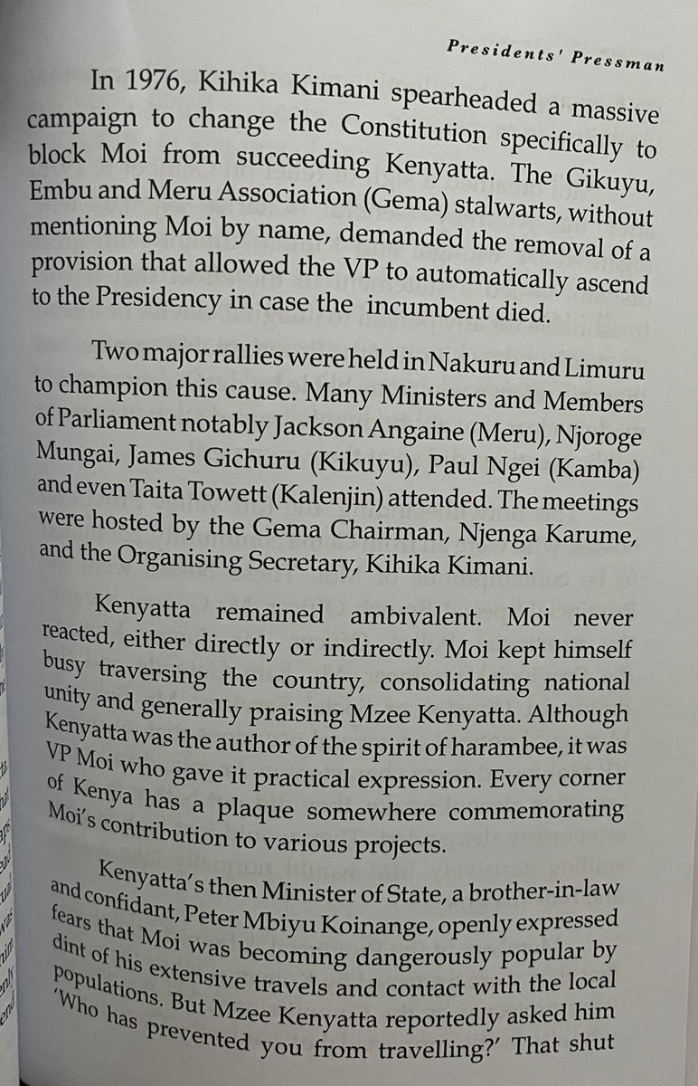 EdwardKakumu's tweet image. #UnboxingHistory
#PresidentsPressman

Creating comparisons of these two pages with current political happenings in Kenya, reveals correlations beyond imagination. 

 #RichContent