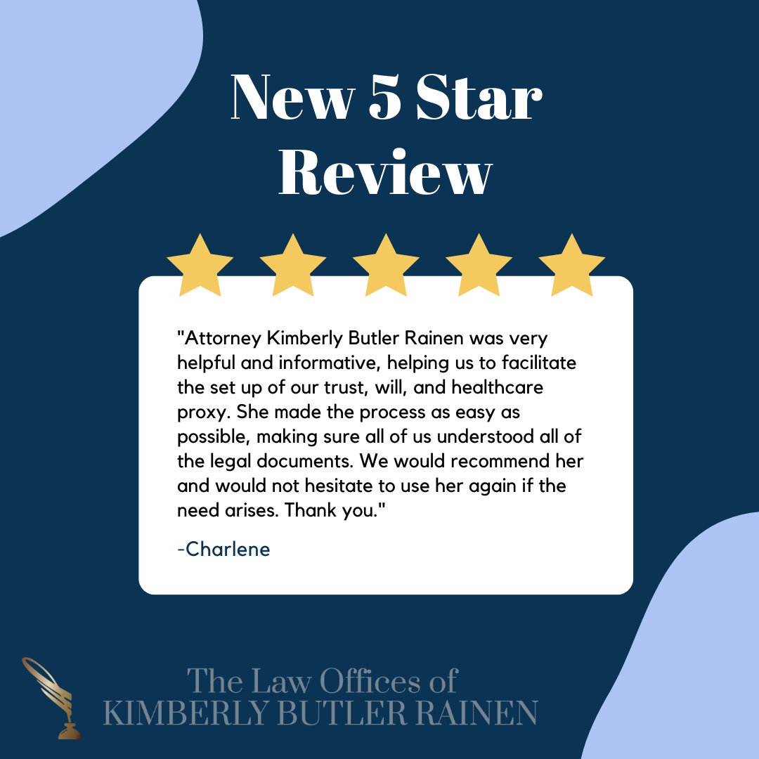 KBRainen's tweet photo. It's #TestimonialTuesday!

Thank you Charlene for the ⭐️⭐️⭐️⭐️⭐️ Review! https://t.co/imCPws7mtX