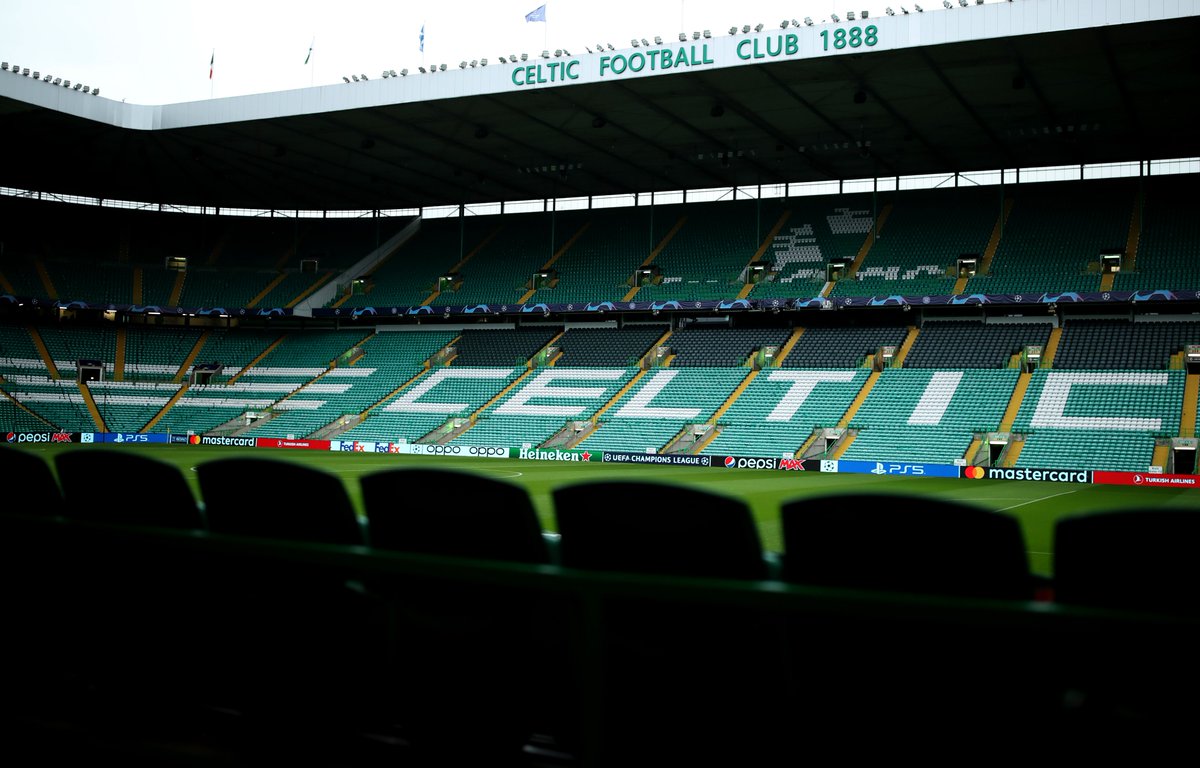 ChampionsLeague's tweet photo. Champions League football back at Celtic Park 🟢⚪️

#UCL https://t.co/jKyhMr1wk1
