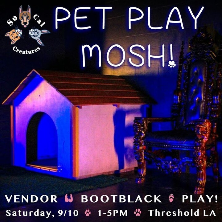 Threshold_LA's tweet photo. Come get in touch with your wild side!
 #thresholdsociety #threshold #thresholdla #lgbtevents #threshold_la #petplay #humanpets https://t.co/zoehQYHRZa https://t.co/eZaJm9eRQX
