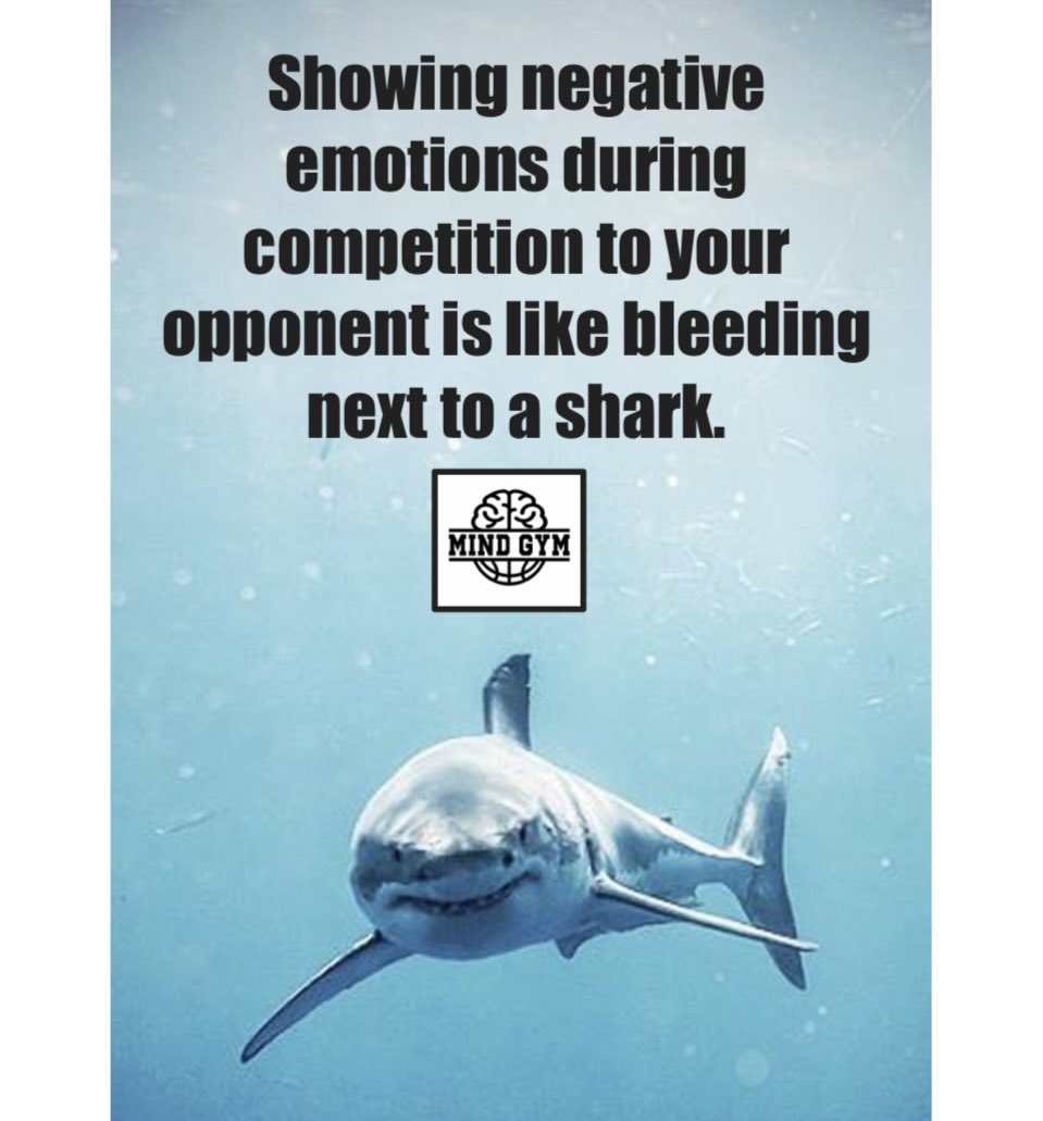 JayceJHansen's tweet photo. 🩸don’t show your opponent weakness • keep calm even during the chaos 🦈

#mindgym #mentaltoughness #quoteoftheday #sportspyschology #staypoised #keepcalm #calmunderchaos https://t.co/qHoJF3MRnY
