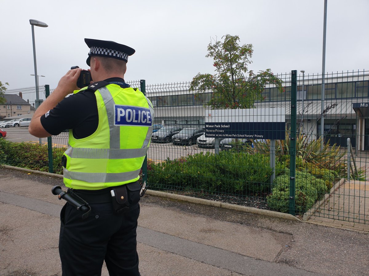 PSOSAberdeen's tweet photo. More speed checks carried out at Manorpark Primary school this week.
Did you see our officers?

#JuniorCop
#Manorpark
#Aberdeen https://t.co/4jZw9bOGib