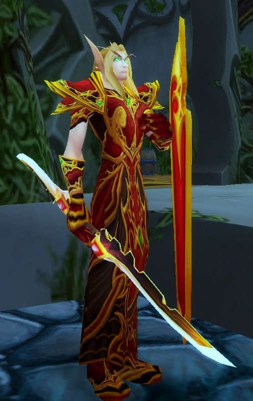 FaradeiCinder's tweet photo. Day 22 of asking @WarcraftDevs to allow warglaives to be transmogged as 1 handers for Warrior, Rogue, DK, Monk, &amp; ect before the release of Dragonflight! https://t.co/nN9OKWqpty