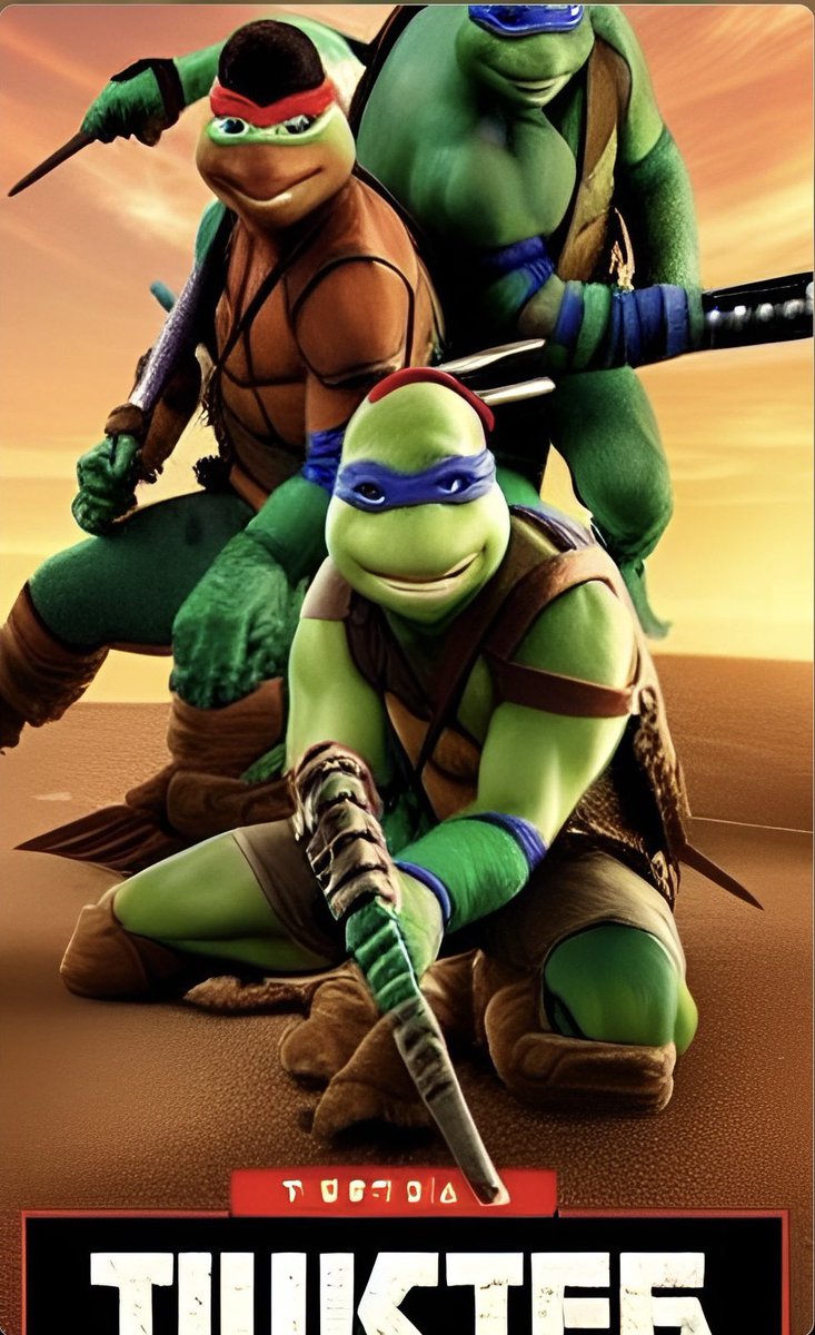 RejectTurtles's tweet image. One of these Reject Turtles is a huge Rambo fan .can you tell which one ? 😅
🥴🐢🍕
#teenagemutantrejectturtles #TMRT #Cowablunder #RejectTurtles #TMNT #AIartgenerator #Rambo