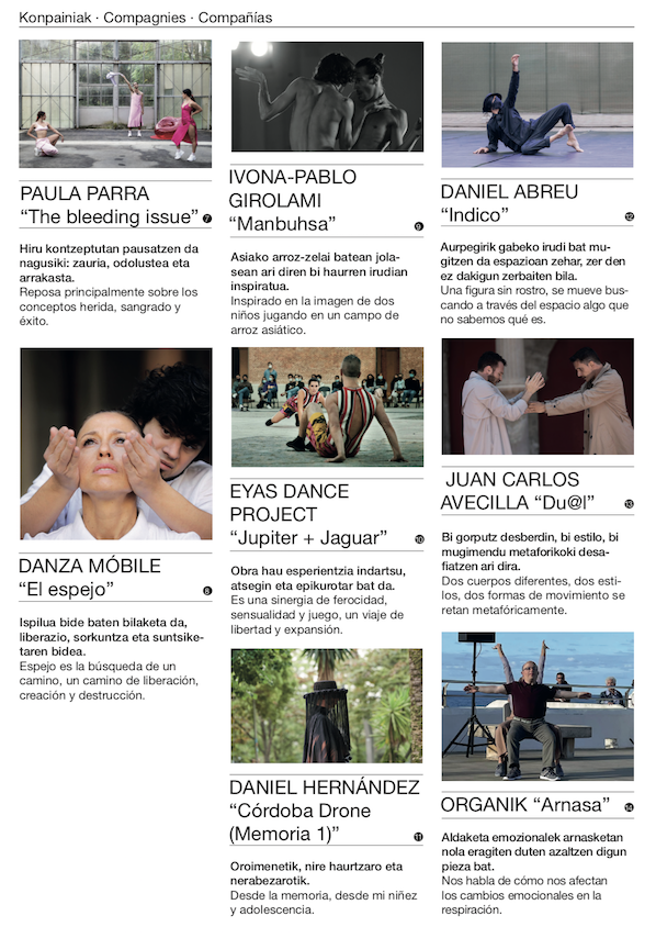 dantzahirian's tweet photo. En #dantzahirian 2022, podremos ver a 14 compañías, de las cuales 7 son vascas, estando presentes las Comunidades de Madrid, Valencia, Cataluña, Canarias, Galicia, Navarra y Andalucia. Además de una compañía italiana #redacieloabierto https://t.co/PgxYeMEnh9